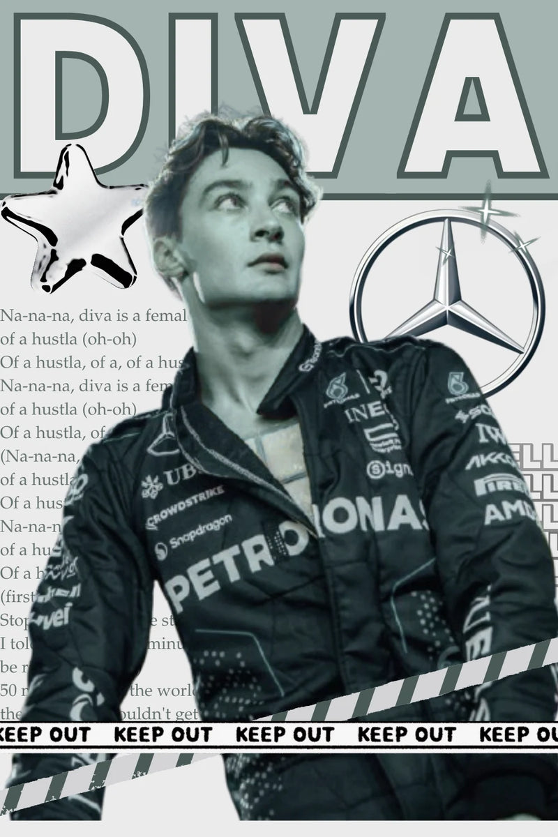 George Russell – Mercedes Future Poster