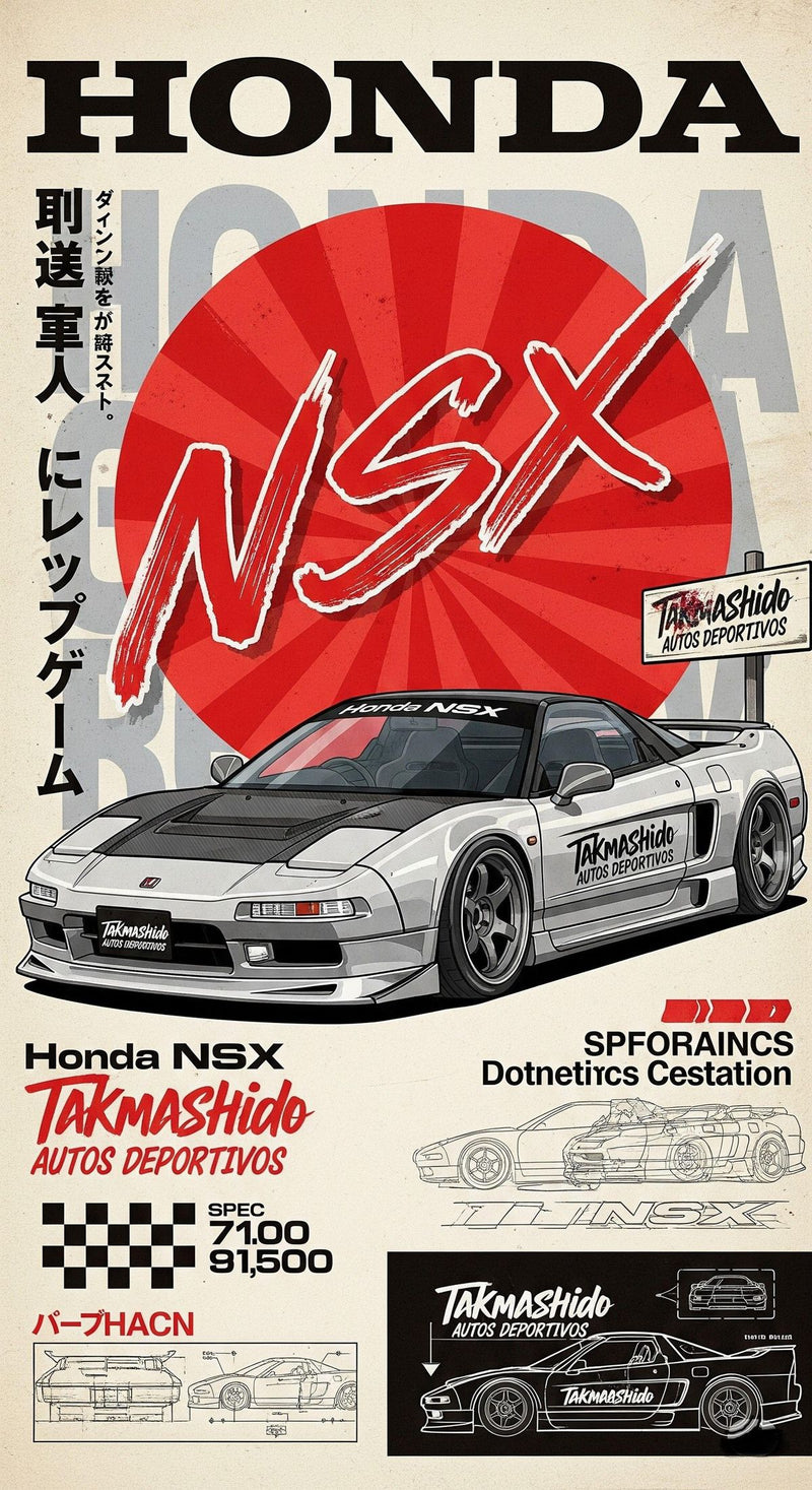 HONDA NSX JDM POSTER
