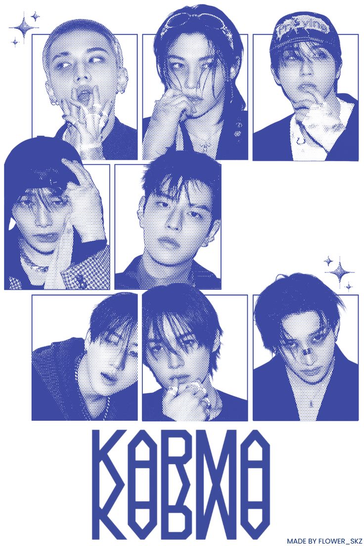 KARMA – K-Pop Aesthetic Collage Poster