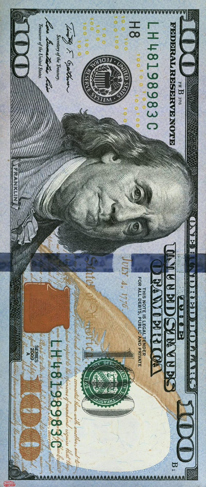 One Hundred – Wealth Icon Poster