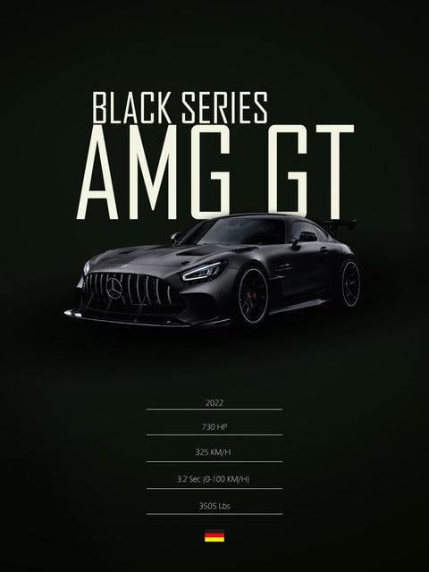 AMG GT BLACK SERIES POSTER