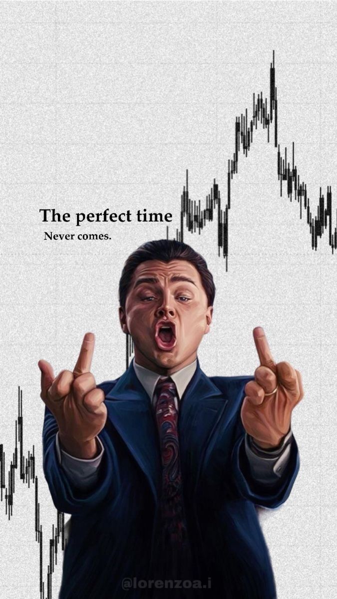 The Perfect Time – Market Motivation Poster