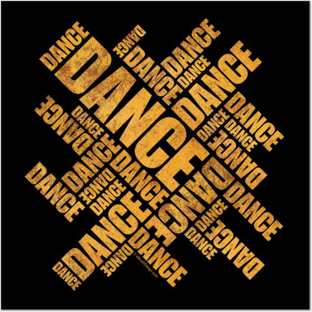Dance Typography – Street Energy Poster