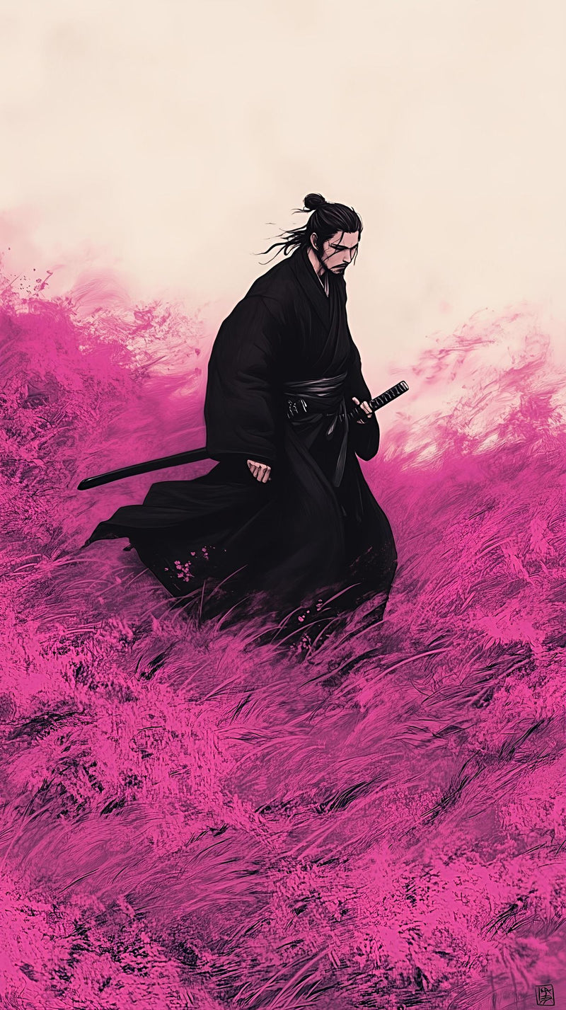 Pink Samurai Poster