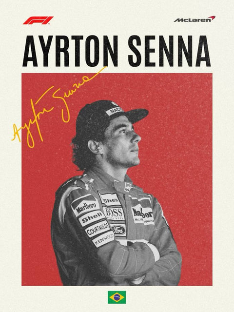 Ayrton Senna โ Champion Legacy Poster