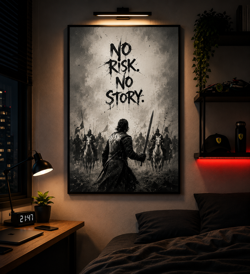 NO RISK. NO STORY.
