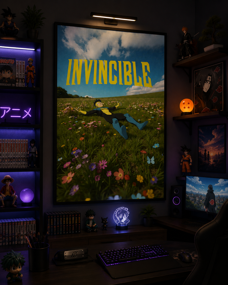 Invincible Superhero Poster