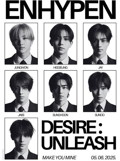 ENHYPEN – Desire: Unleash Poster