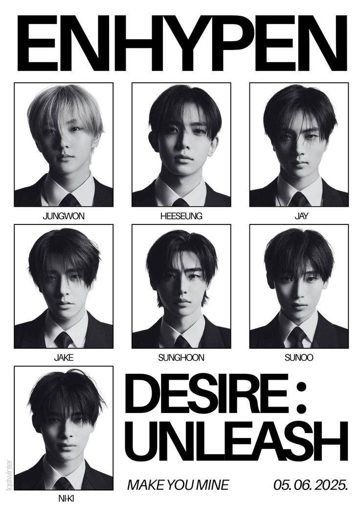ENHYPEN – Desire: Unleash Poster
