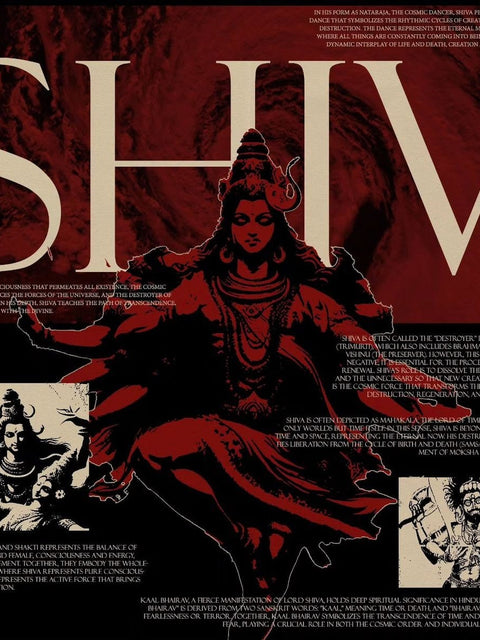 Lord Shiva Cosmic Poster