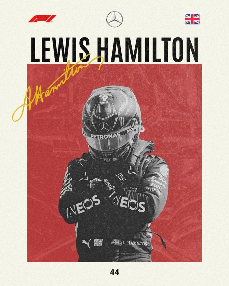 Lewis Hamilton – Champion Mindset Poster