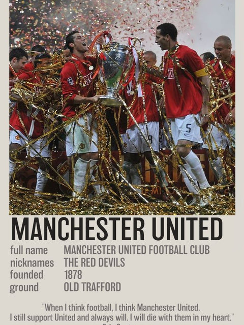Manchester United – Glory Days Poster