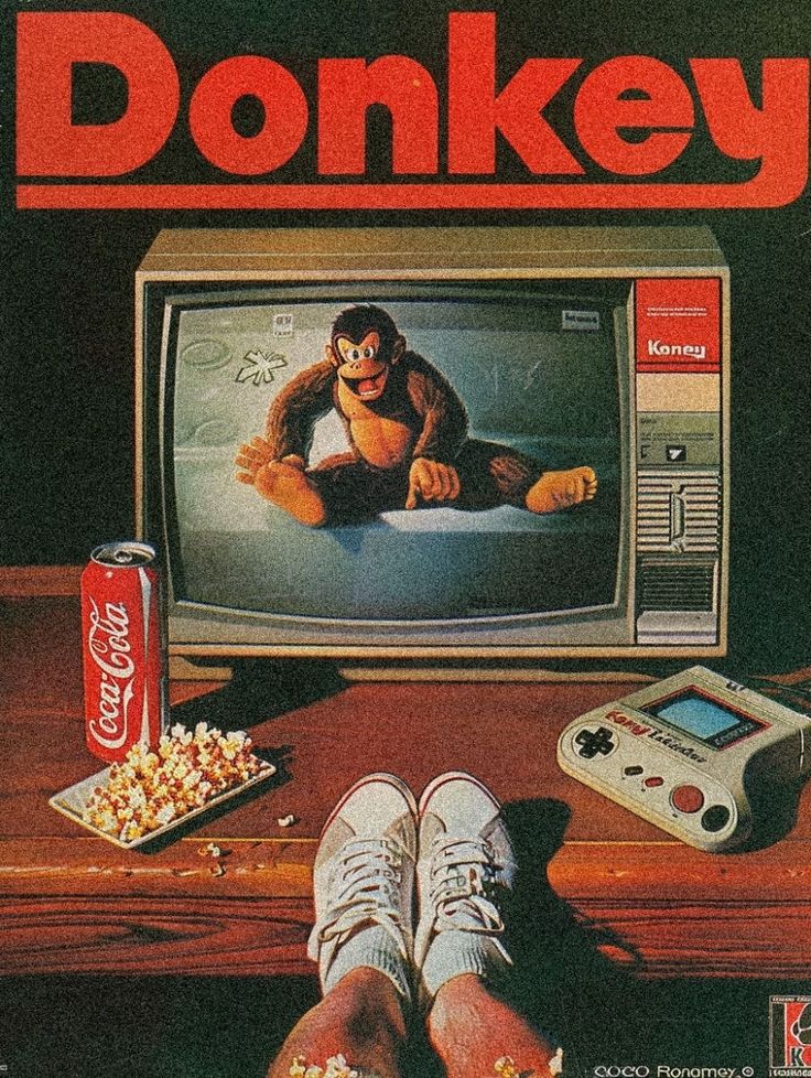 Donkey Kong – Retro Gaming Poster