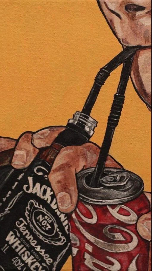 Coke & Whiskey – Rebel Vibes Poster