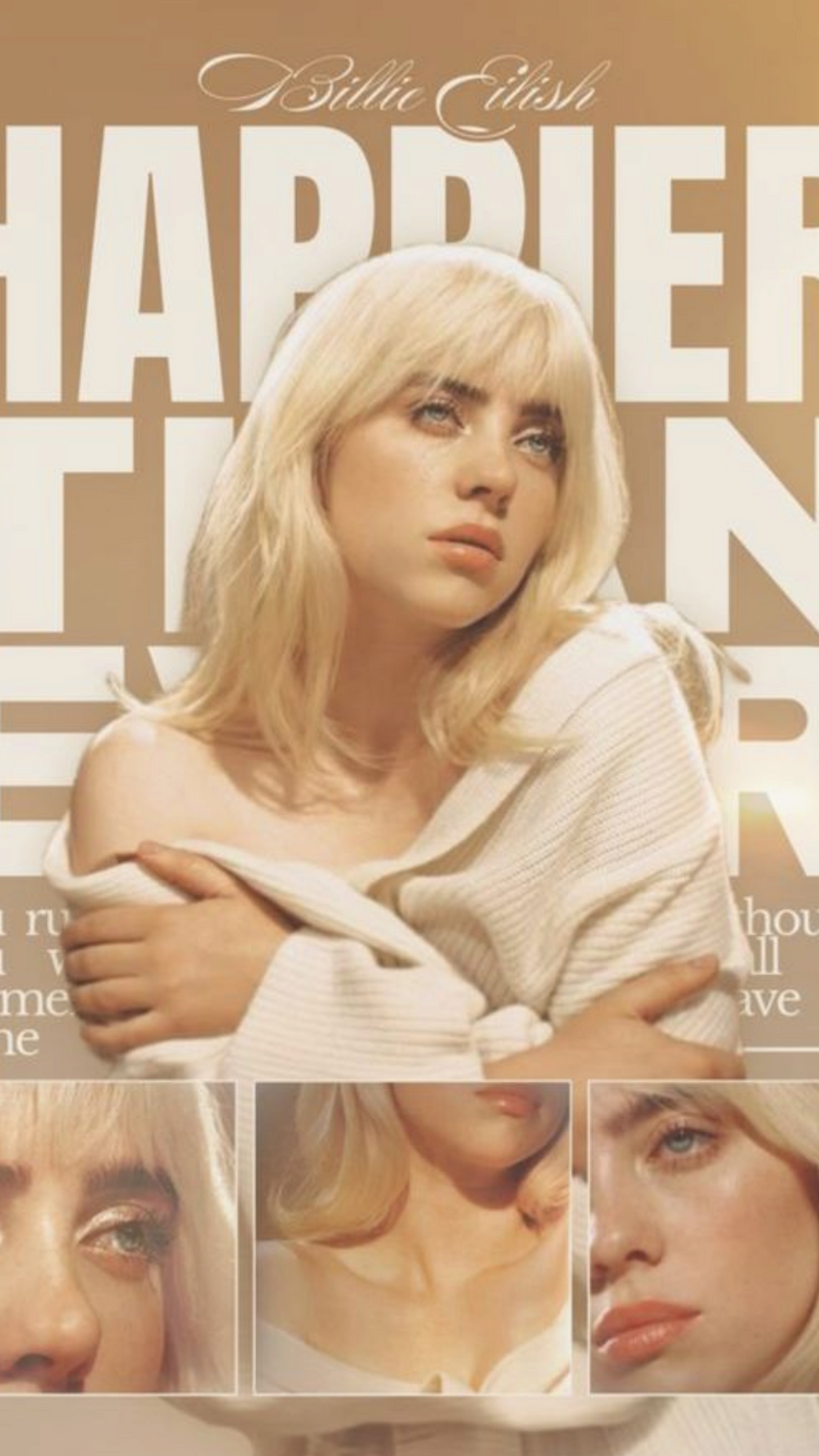 Billie Eilish – Happier Than Ever Poster