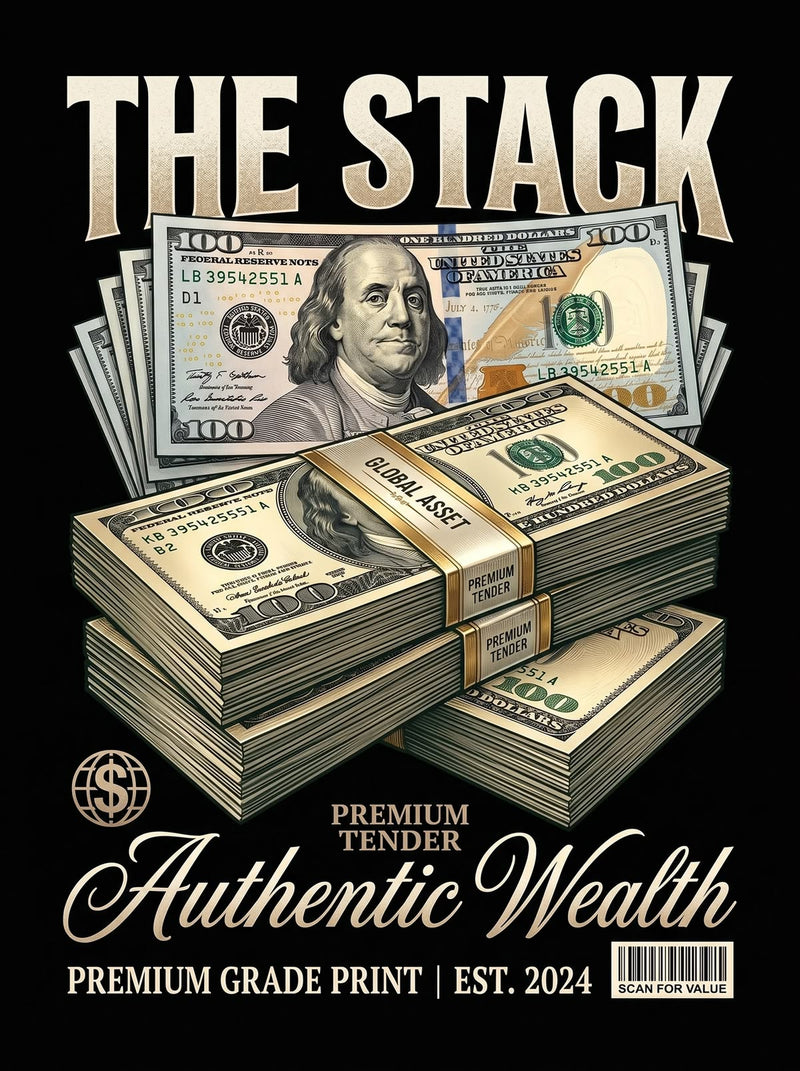 The Stack – Authentic Wealth Poster
