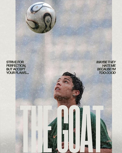 Cristiano Ronaldo โThe GOATโ Poster