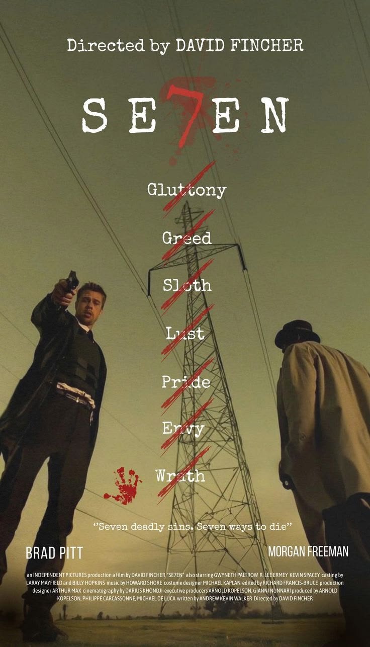 Se7en – Psychological Crime Poster