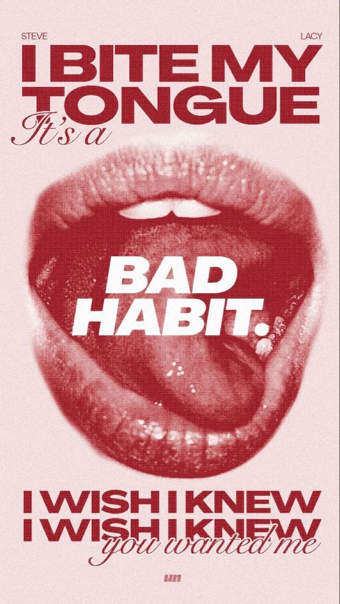 Bad Habit – Pop Aesthetic Poster