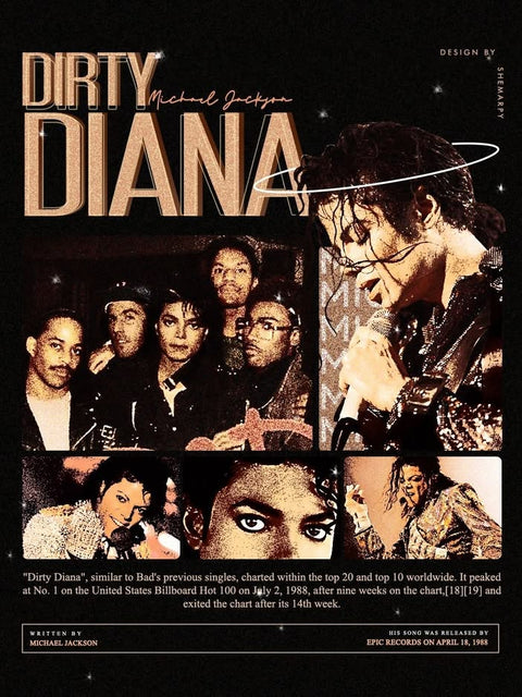 Dirty Diana – Rock Legend Poster