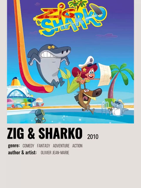 Zig & Sharko – Endless Chase Poster