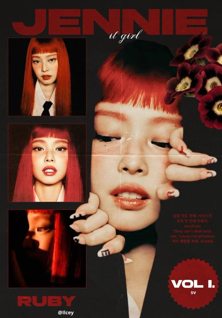 Jennie – “It Girl” Aesthetic Poster