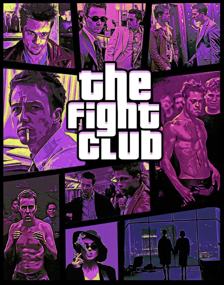 Fight Club – Chaos & Identity Poster