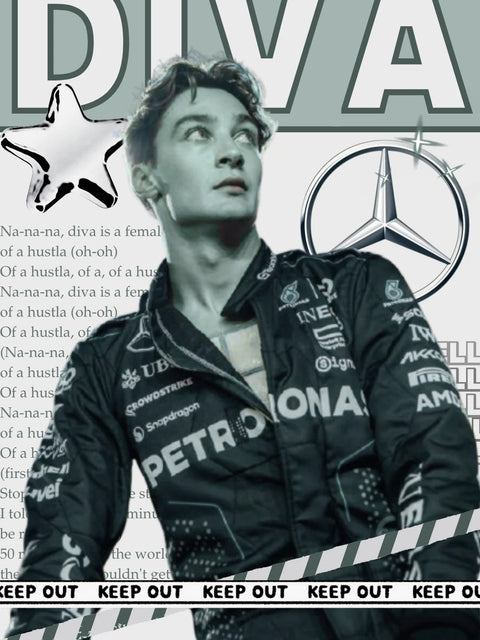 George Russell – Mercedes Future Poster