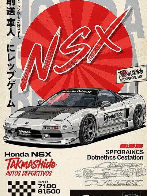 HONDA NSX JDM POSTER