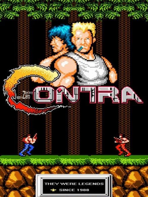 Contra – Retro Arcade Poster
