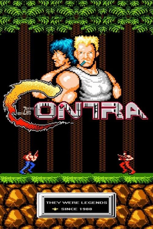 Contra – Retro Arcade Poster