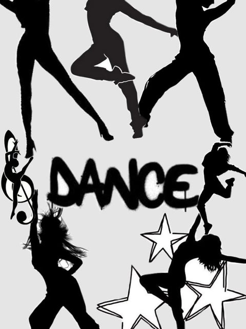 Dance Silhouettes – Rhythm Poster