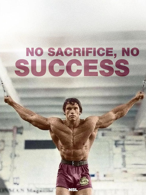 NO SACRIFICE, NO SUCCESS