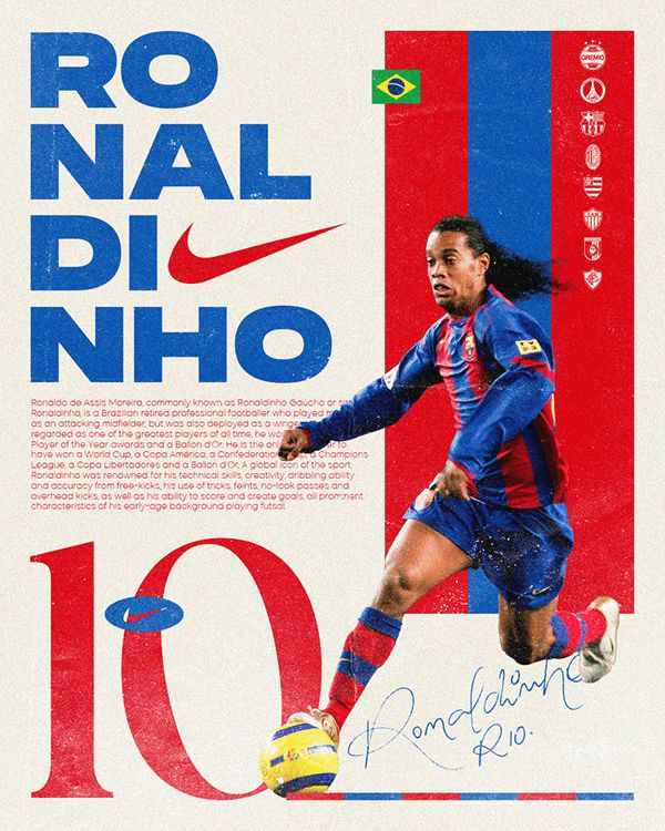 Ronaldinho Legend Poster