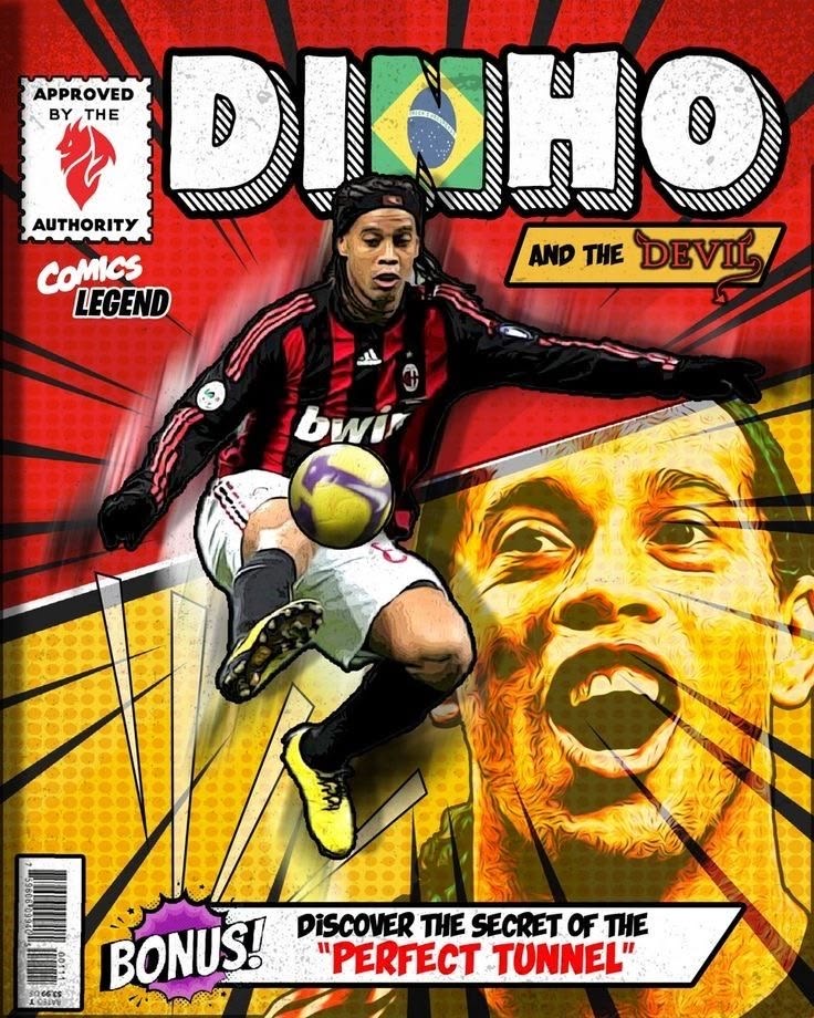 Ronaldinho – Comic Legend Poster