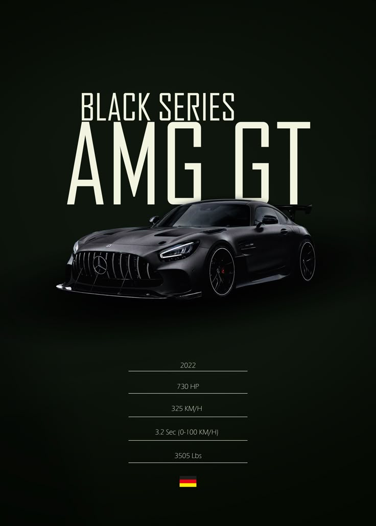 AMG GT BLACK SERIES POSTER
