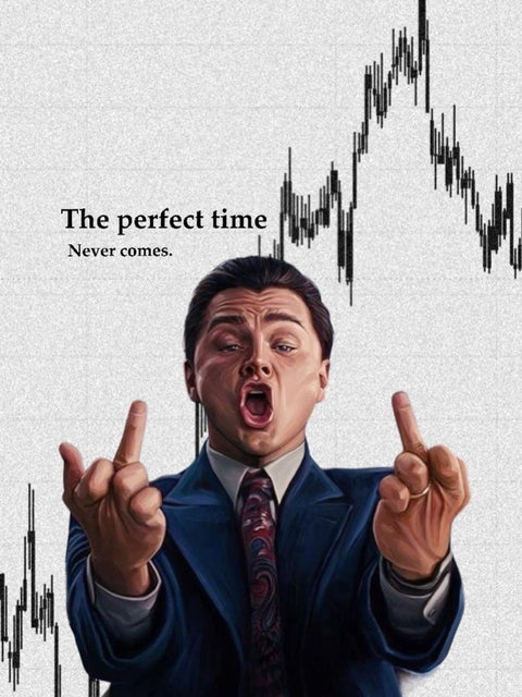 The Perfect Time – Market Motivation Poster