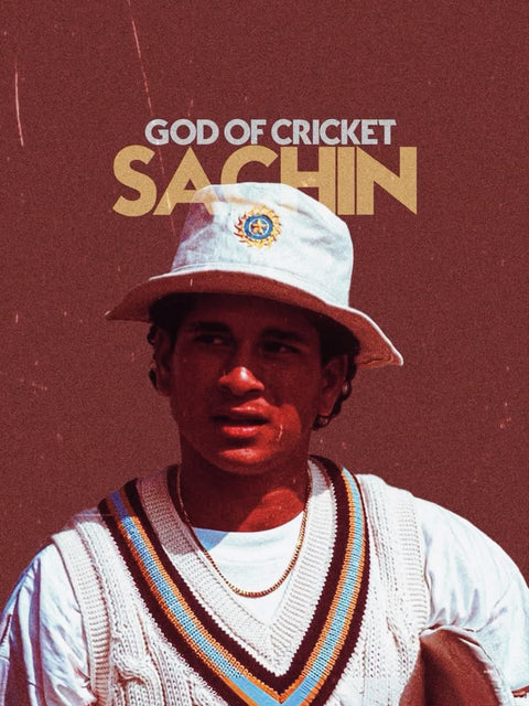 Sachin Tendulkar – “God of Cricket” Poster