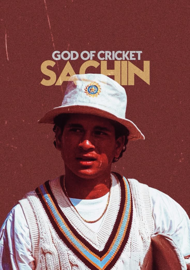 Sachin Tendulkar – “God of Cricket” Poster