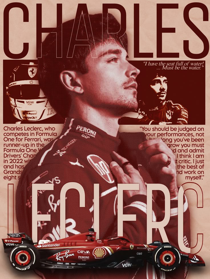 Charles Leclerc – Ferrari Passion Poster