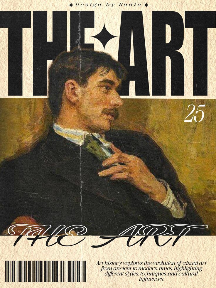 The Art – Vintage Editorial Poster