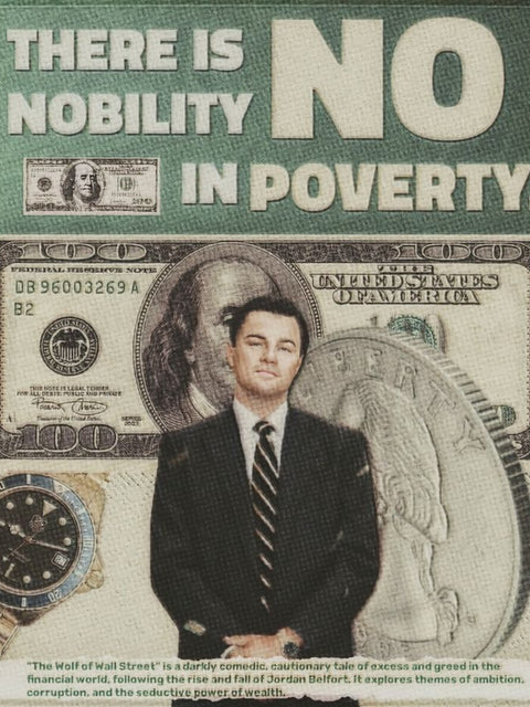 No Nobility In Poverty – Wealth Mindset Poster