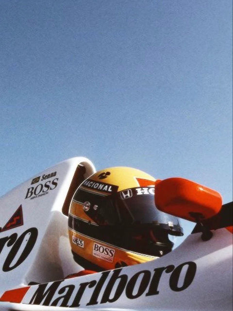 Ayrton Senna – Racing Legacy Poster