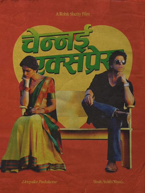 Chennai Express – Chaos & Love Poster