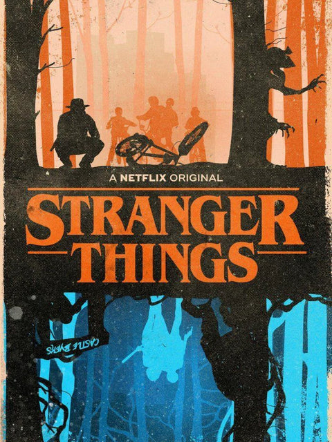 Stranger Things – Upside Down Vintage Poster