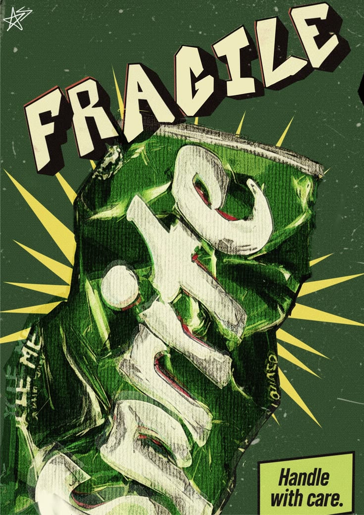 Fragile – Street Art Poster