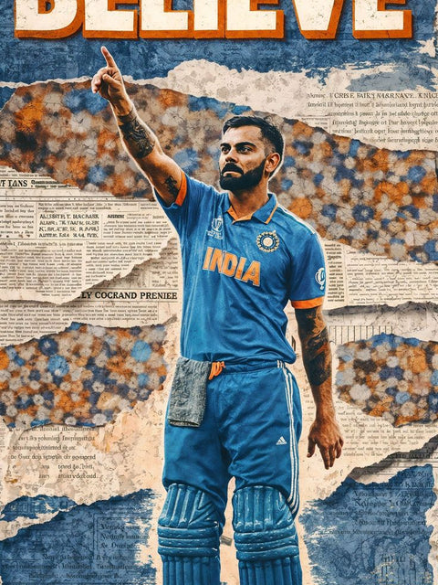 Virat Kohli “BELIEVE” Poster