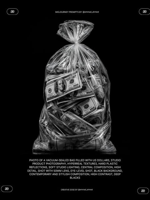 Money Bag – Luxury Aesthetic Poster