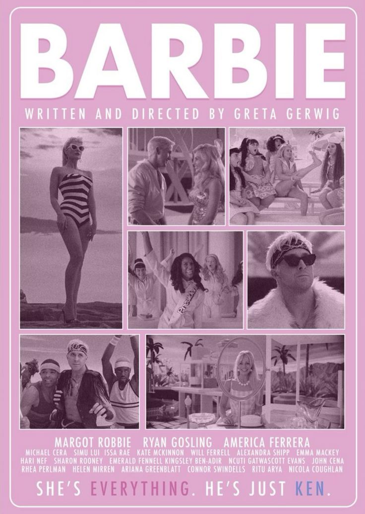 Barbie (2023) – Vintage Film Poster