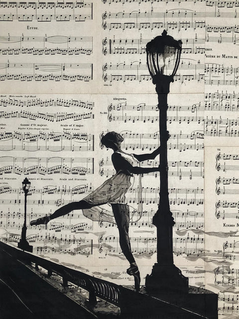 Ballet in the City – Artistic Grace Poster